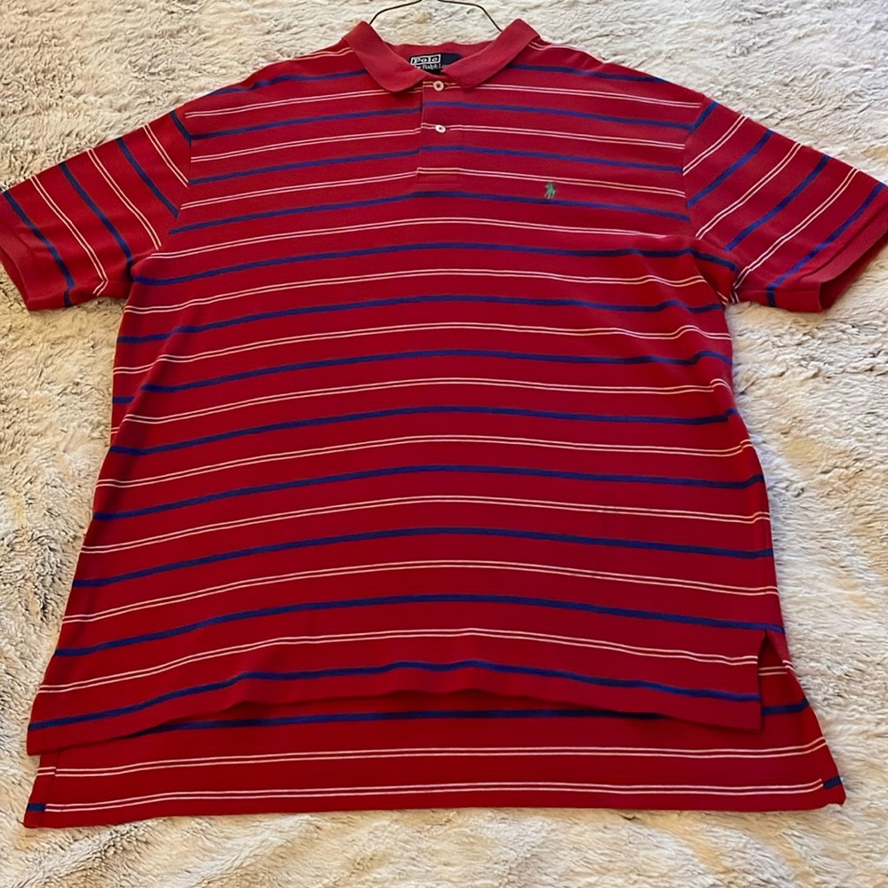 Ralph Lauren Polo Shirt Red Large